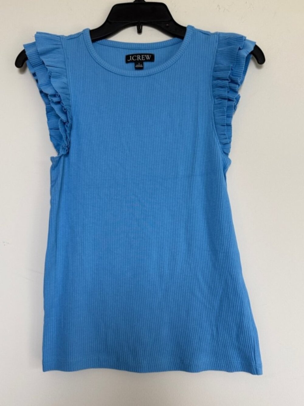 Flutter-Sleeve Tank - Sky Blue